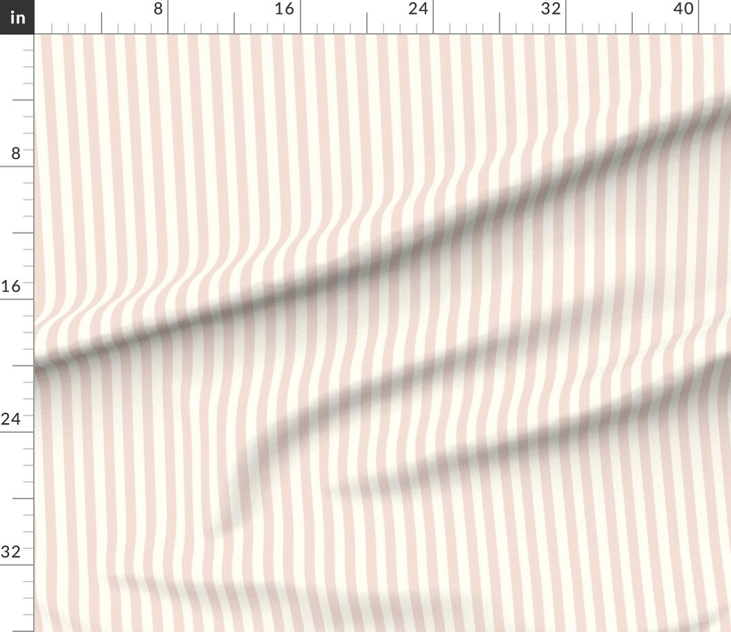 Farmhouse Spring Cottagecore Stripe Country Rustic Cottage Pinstripe Coordinate Blender Modern Farmhouse French Country Pink Boho Retro Classic Custom Printed Fabric by Spoonflower Various Fabrics by the Yard or Fat Quarter