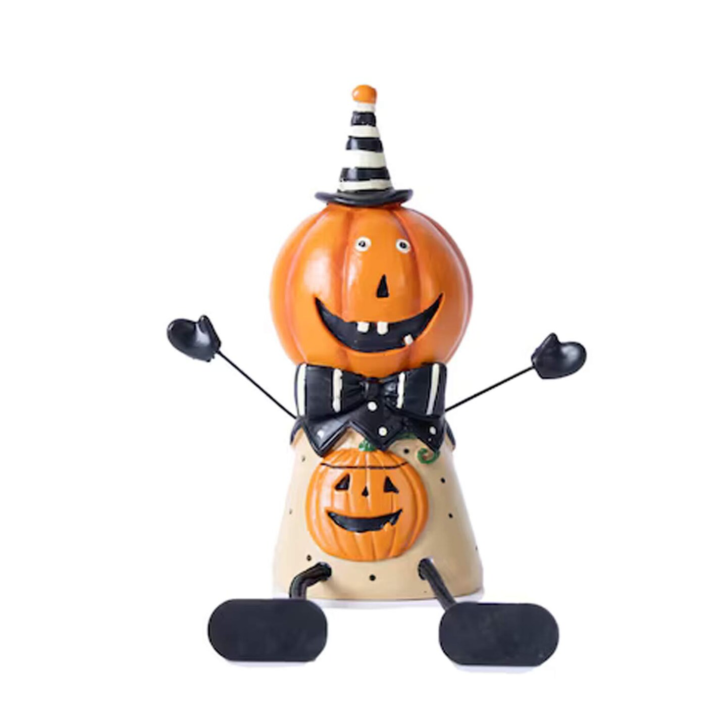 3 Sets Melrose International Jack-O-LanternShelf Sitter Halloween Indoor Decor