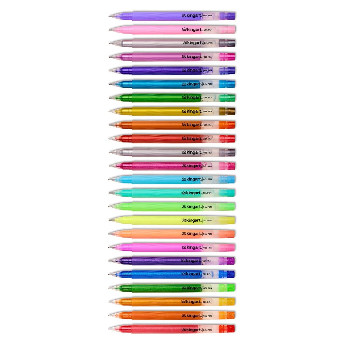 KINGART&#xAE; Gel Pen Variety Pack 24 pc