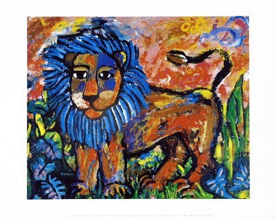 Emma’s Lion by Christian Pierre Wall Art Décor 9 ½ x 11 ¾ Art Print