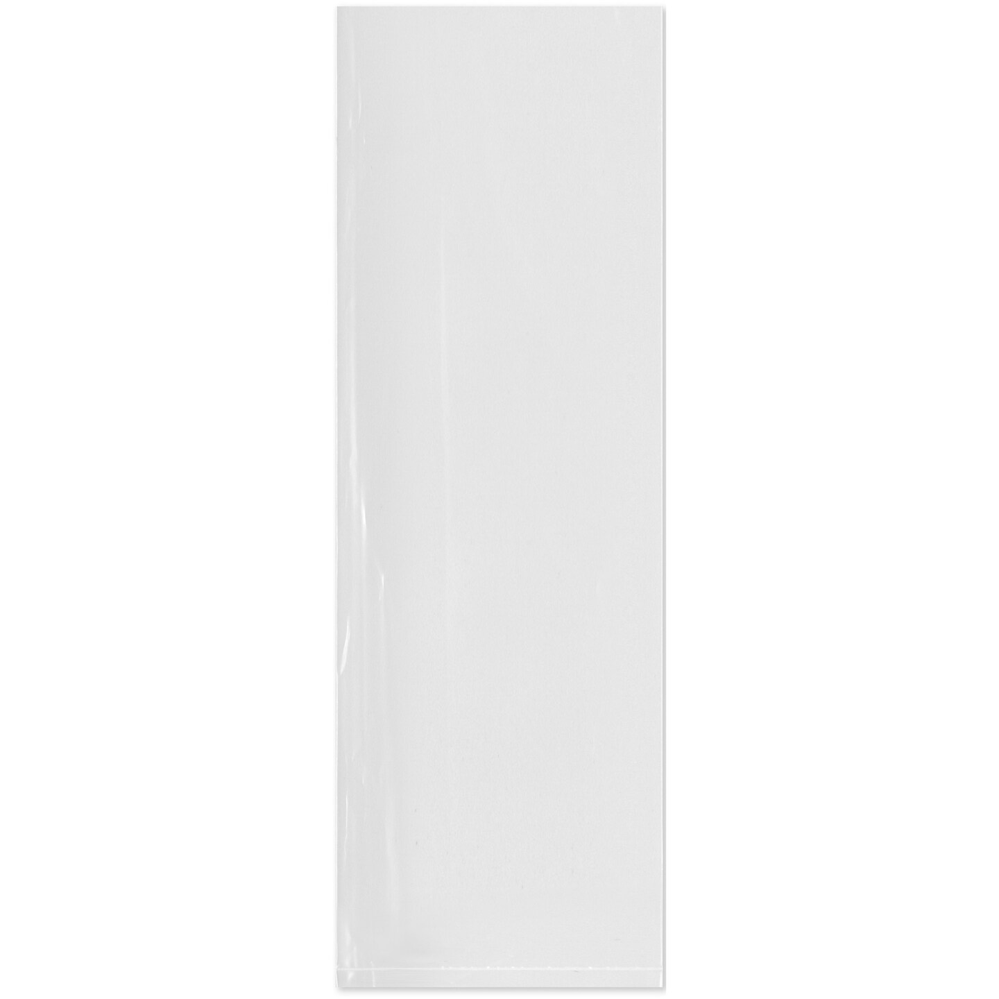 Plymor 4&#x22; x 12&#x22;, 4 Mil Flat Open Clear Plastic Poly Bags