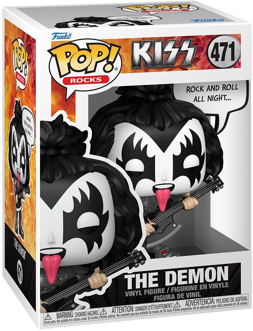 Funko Pop! Rocks: Kiss - The Demon (Rock & Roll All Night) #471 Vinyl Figure