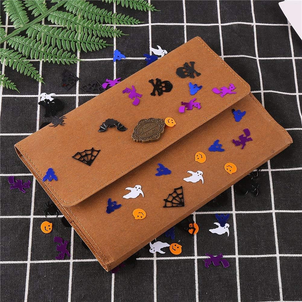 5000 Pcs Halloween Confetti Glitter,Confetti Sprinkles Bats Spider Pumpkin Table Scatter(Multicolor)16.5 x 3 x 1.5 inches