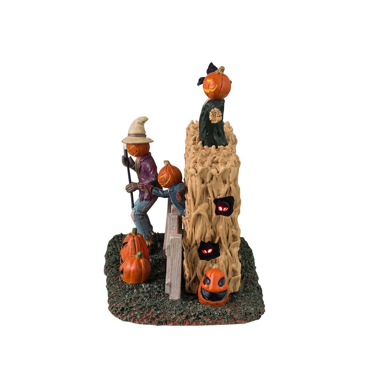 Lemax Spooky Town Halloween Village Accessory: Spooky Scarecrows