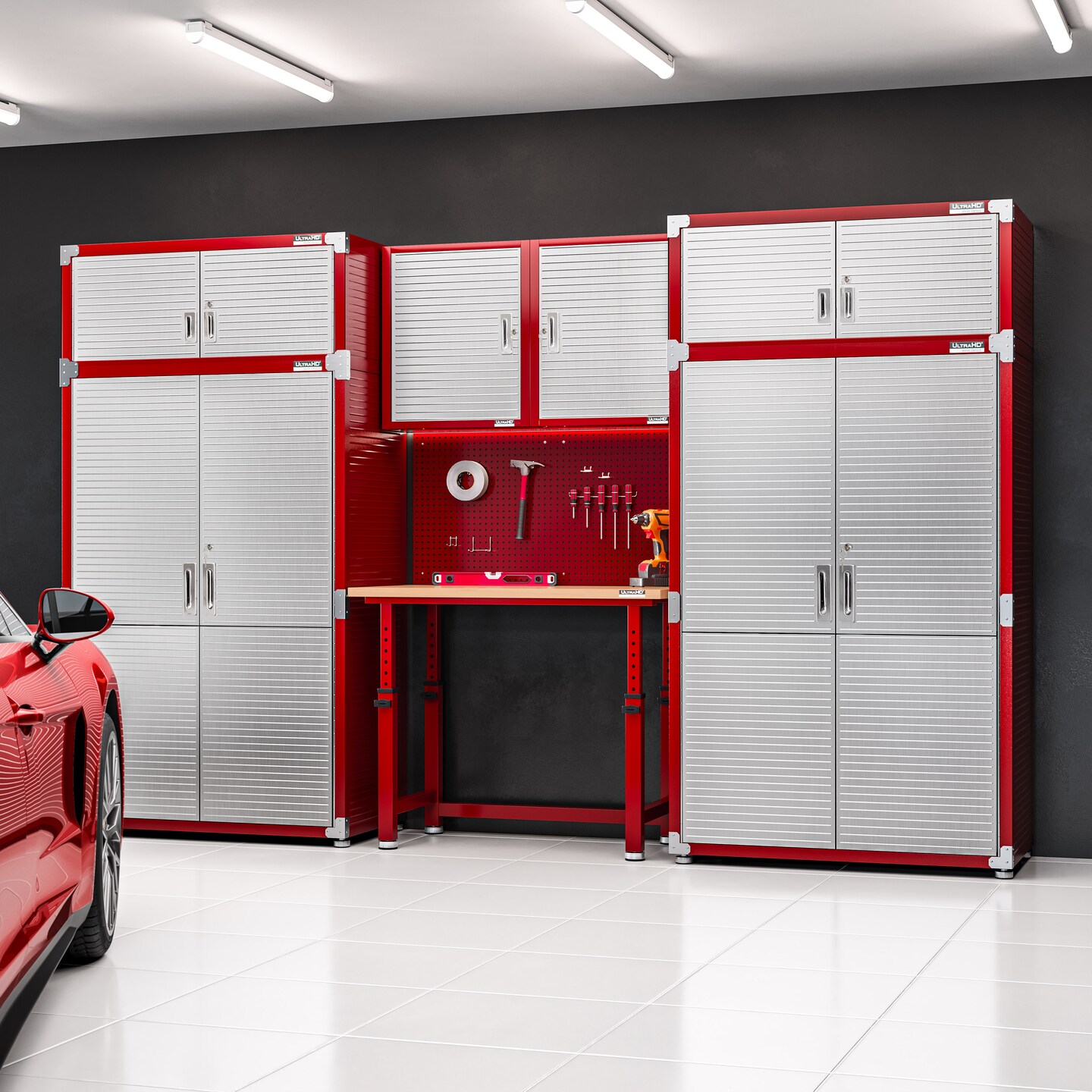 Seville Classics UltraHD Stacking Top Cabinet, 48" W x 24" D x 18.5" H