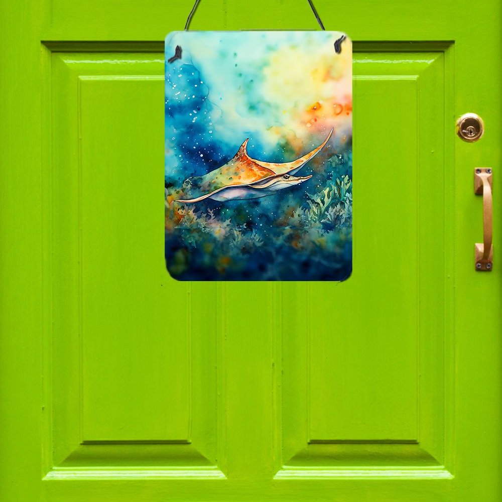 Edge Collections - "12 X 16" - Multicolor - NEW Sting Ray Wall Decor - 1 Piece