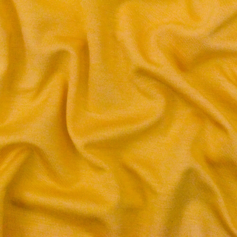 Yellow Solid Stretch Spandex Rayon Modal Jersey Knit Fabric By the Yard