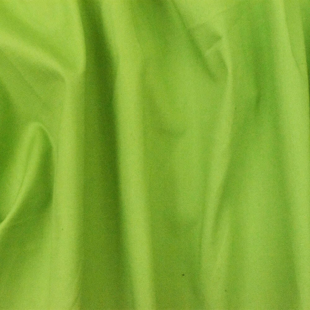 Bright Green Cotton Solid Stretch Spandex Poplin Woven Fabric By the Yard