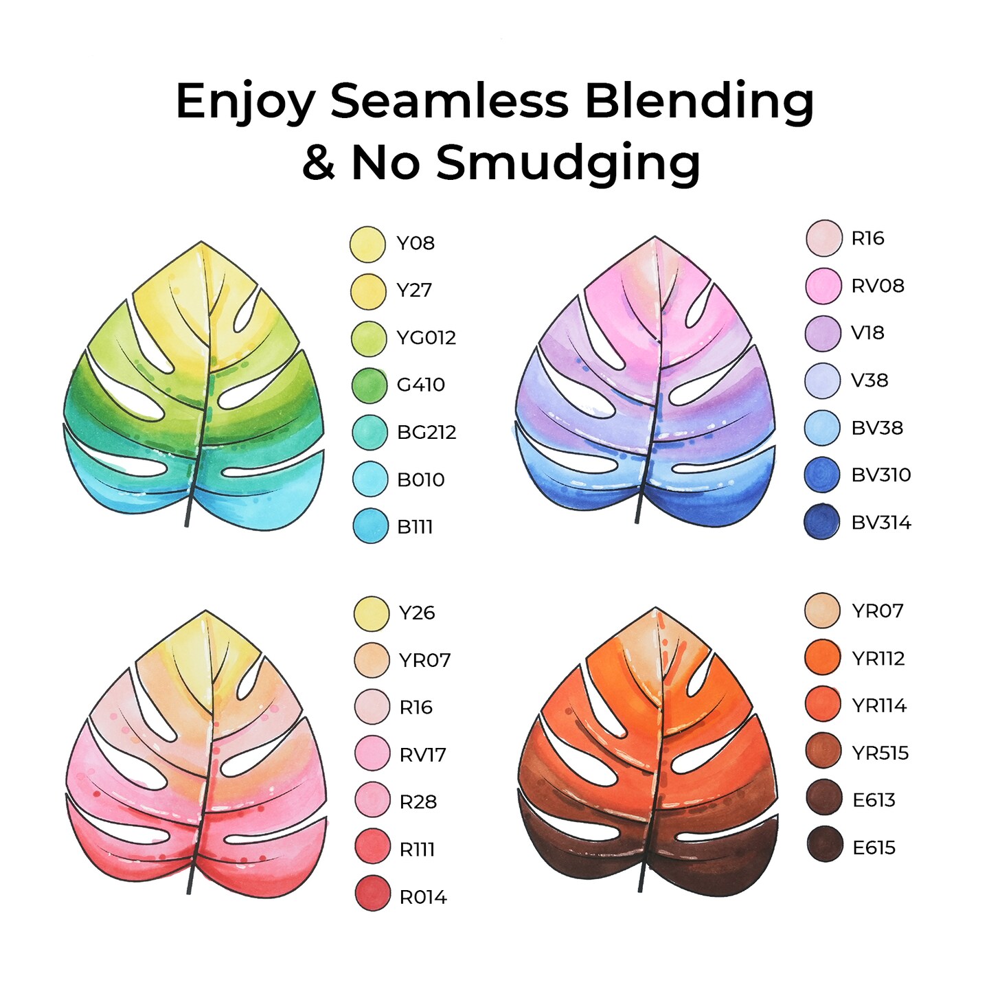 Ohuhu Alcohol Markers 320 Colors - Chisel & Fine Double Tipped Art Markers for Artists Adults Coloring Drawing Sketching Illustration - Alcohol-based Refillable Ink