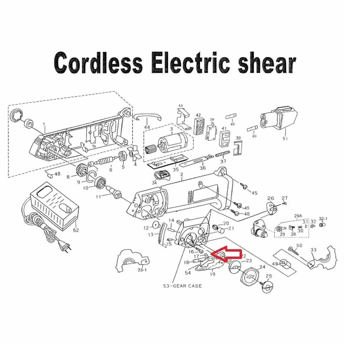 Screw for Micro Top MB-60 Emery EC-360 MB-360 Consew 501P Bosch 1925 Eastman