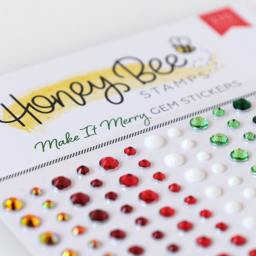 Make It Merry Gem Stickers - 210 Count