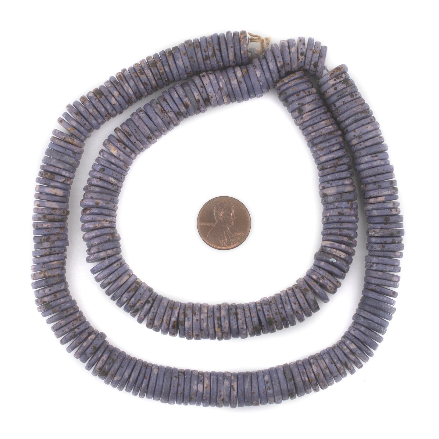 The Bead Chest 12mm Labradorite Bone Button Beads: Nepal Flat Round Disk Heishi Beads for DIY Necklace Jewelry Making
