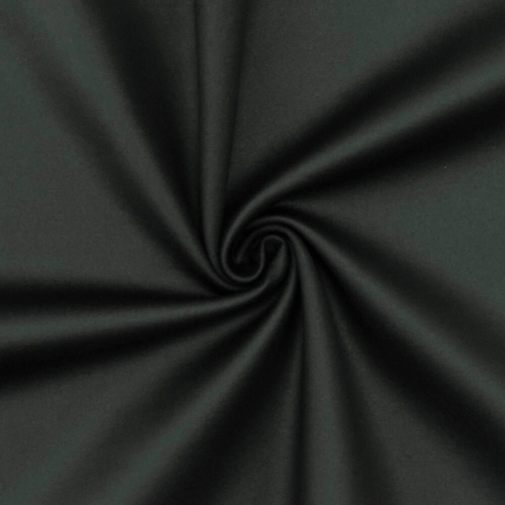 Jade Black Famous Maker Solid Stretch Polyester Scuba Swimwear Knit Fabric By the Yard