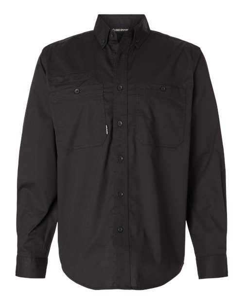 DRI DUCK® Men’s Craftsman Woven Shirt Durable Ripstop Fabric with Functional Utility Design