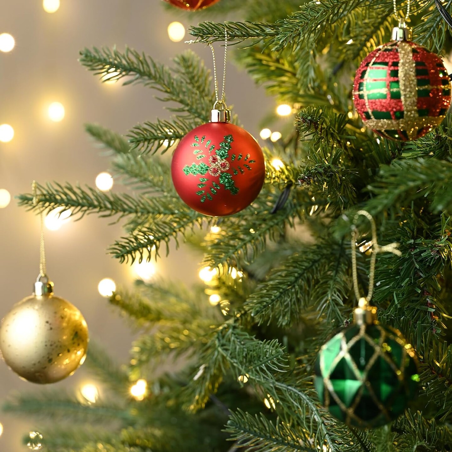 Christmas Ornaments Set 30ct 2.36 Inches