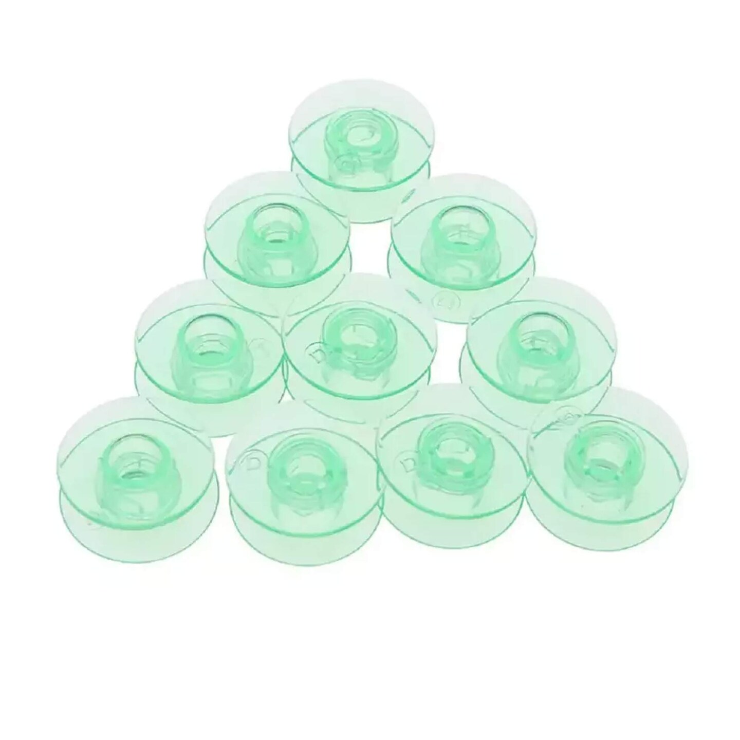 Green Plastic Sewing Machine Bobbin for Viking Machines Durable Non OEM