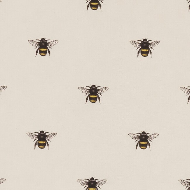 1 Yard Ivory Multipurpose Fabric Animal/Insects CottonLinen Print 54.375 inch Width