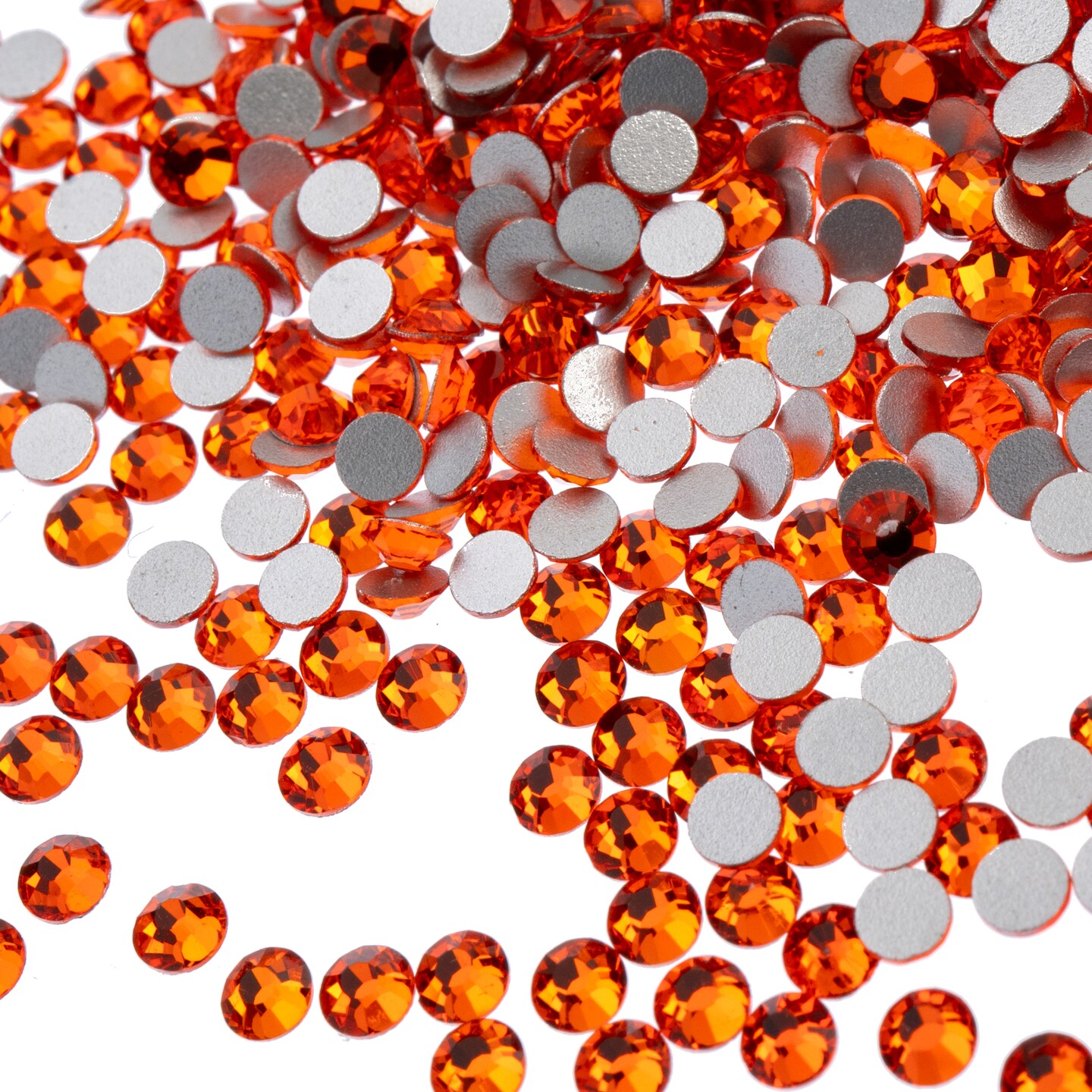Strass En Verre Diamanté SS6 - Lot De 1440 Pierres Orange - Pour Nail Art, Décoration, Vêtements, DIY - 11