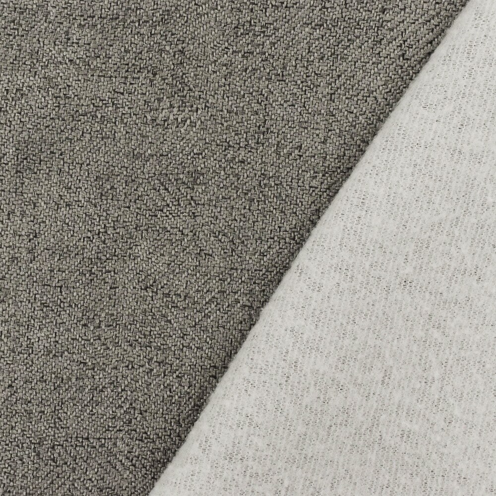Tonal Gray Maze-Like Twill Woven Home Decorating Fabric By the Yard