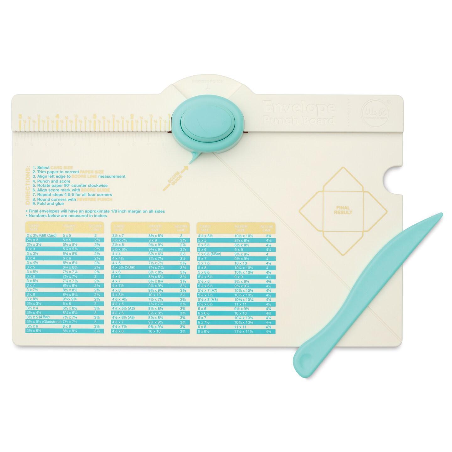 We R Memory Keepers Punch Board - Envelope