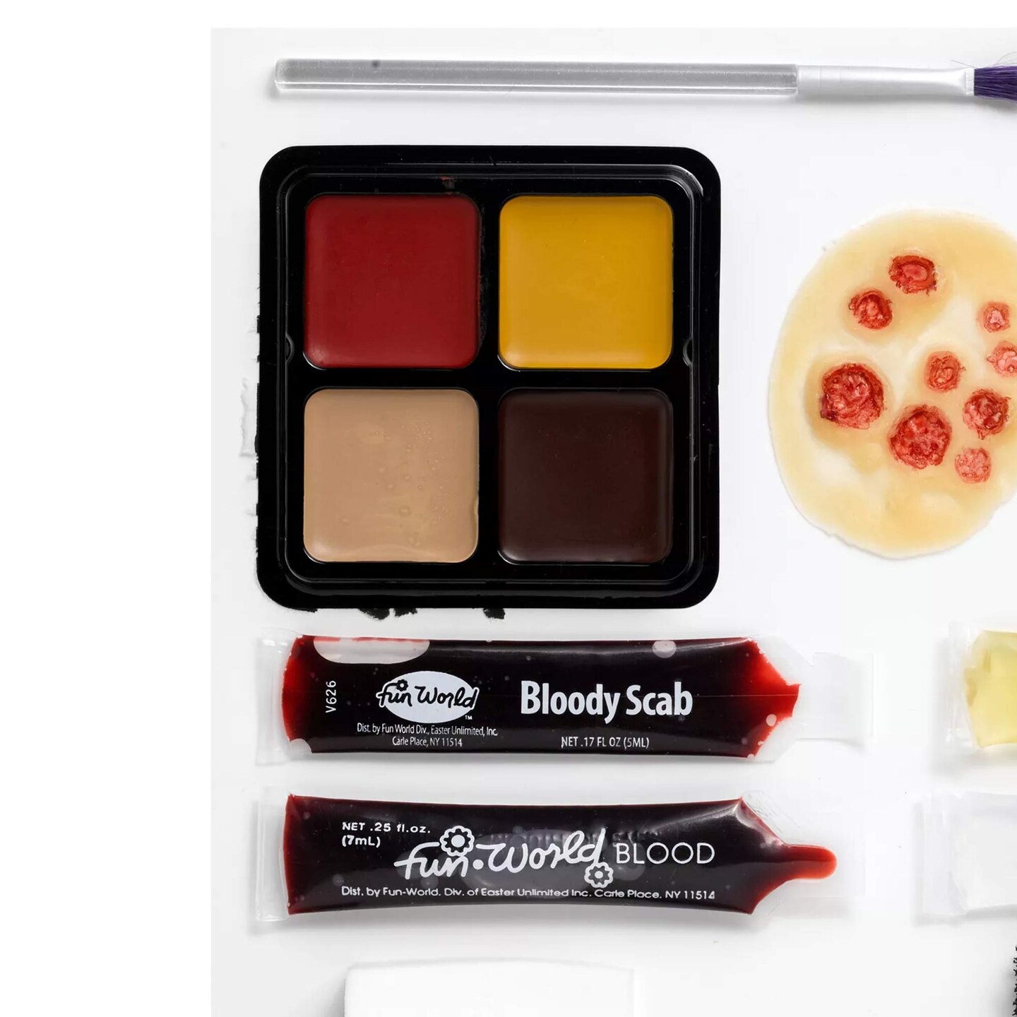 Zombie Makeup Kit Deluxe Edition Complete Special Effects Set for Realistic Zombie Looks