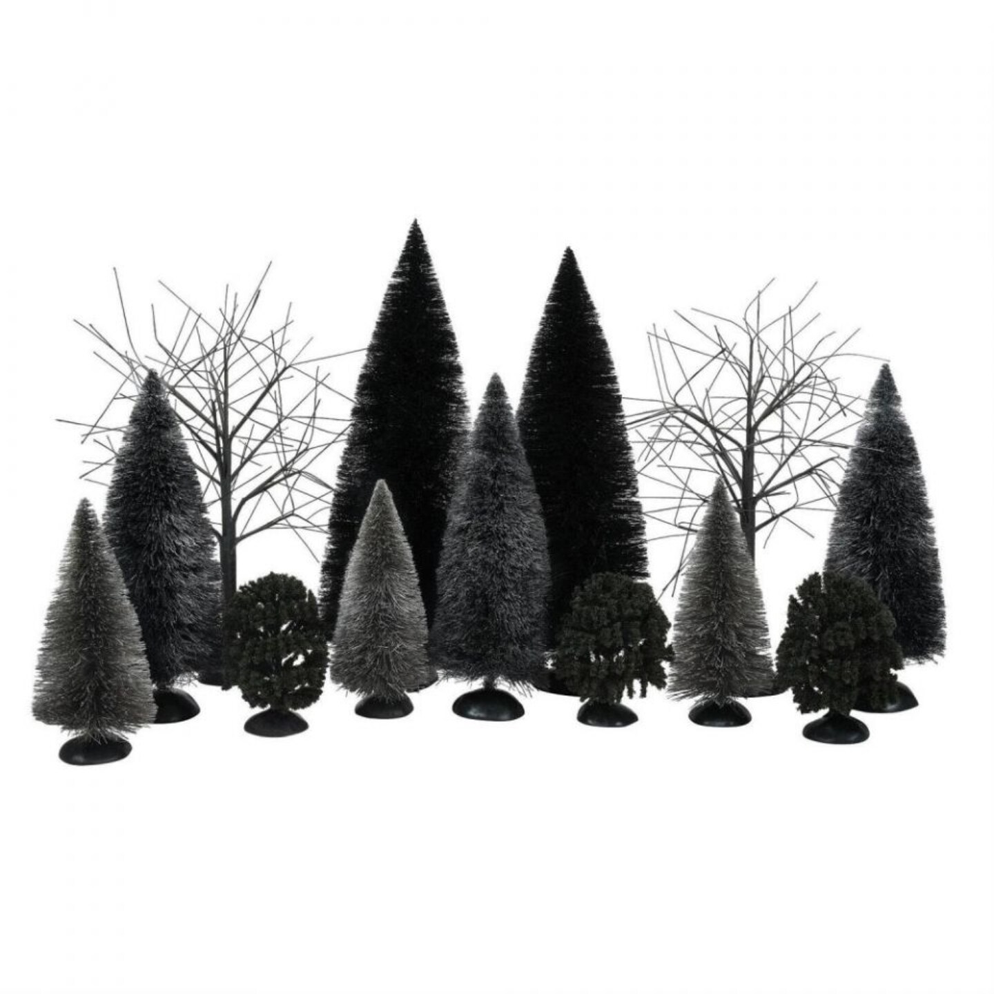 Village Halloween Dark Forest Landscape - Set of 13 - 6014707