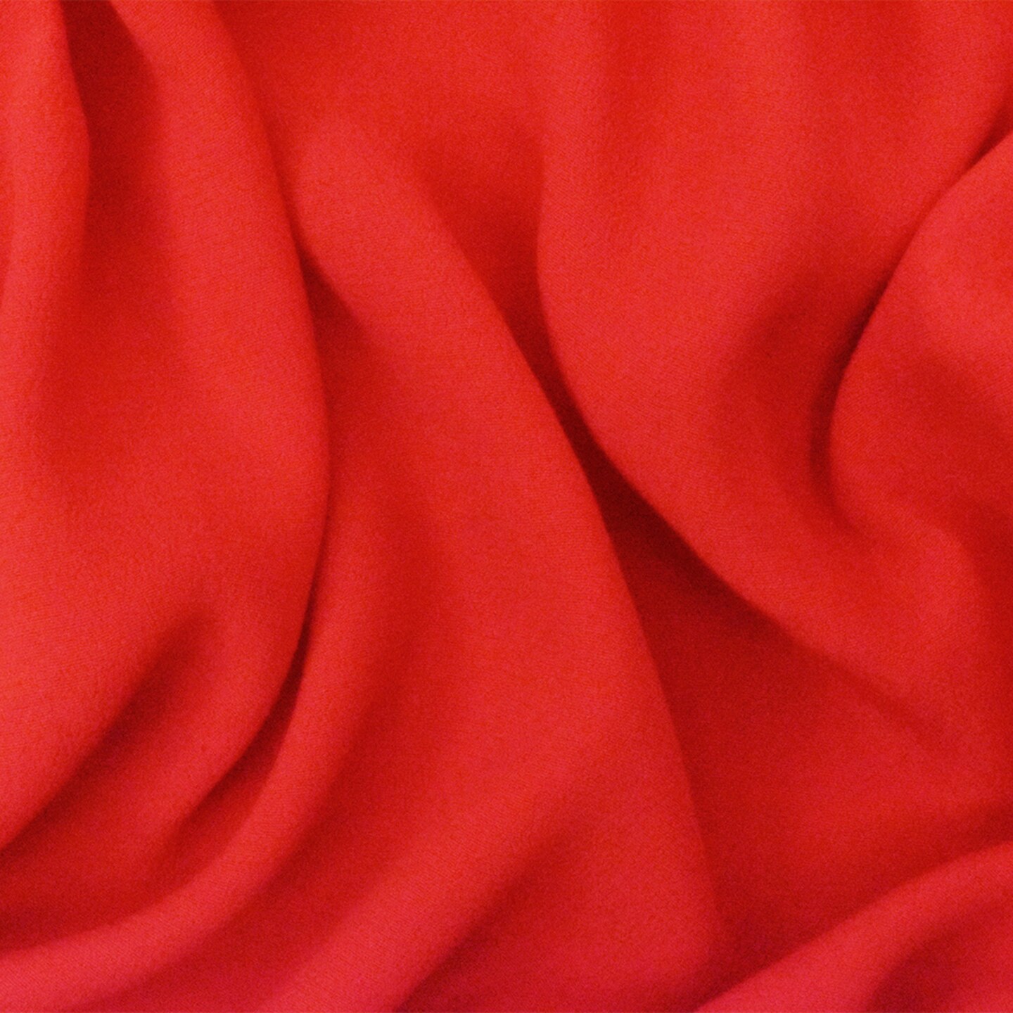 Orange Famous Designer Pebble Viscose Crepe Faille Woven Fabric By the Yard