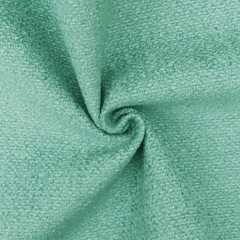 Teal Texture Poly Nylon Chenille Dobby Woven Home Decorating Fabric By the Yard
