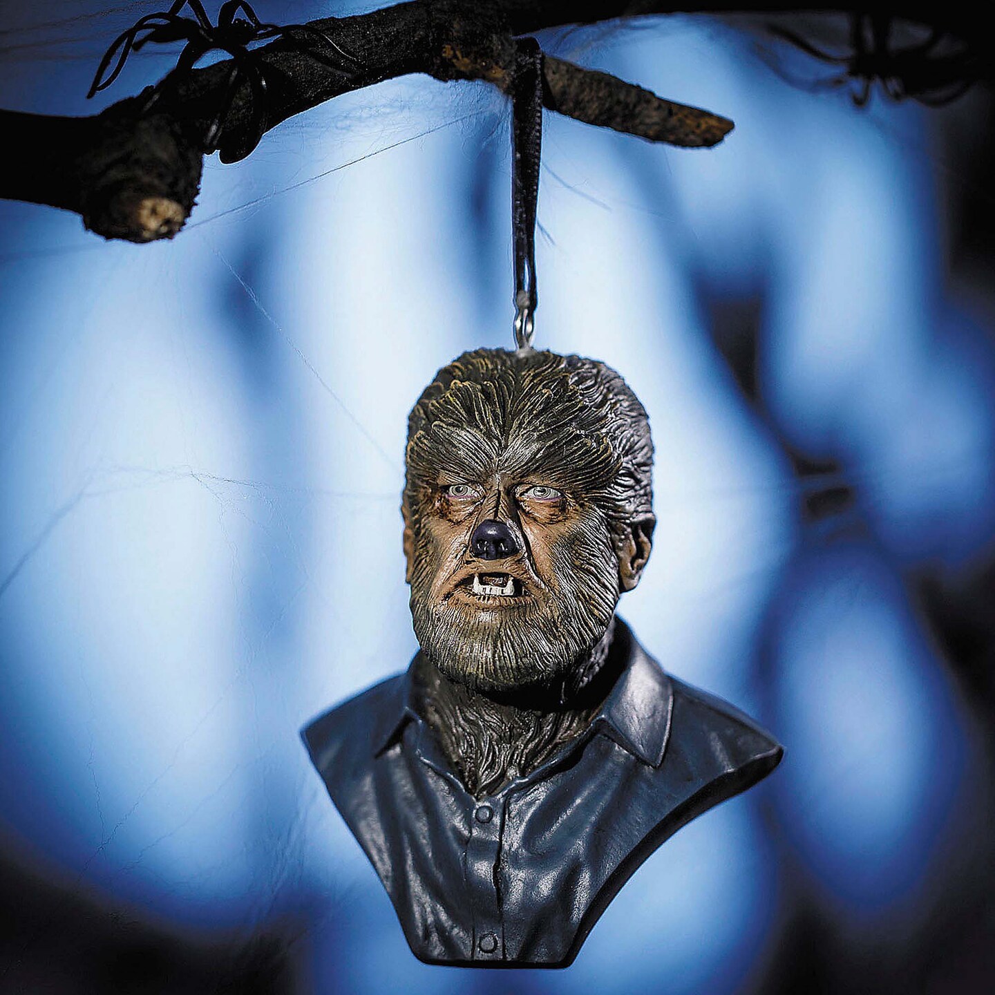 Wolf Man Mini Bust Resin Collectible Ornament Horror Decor