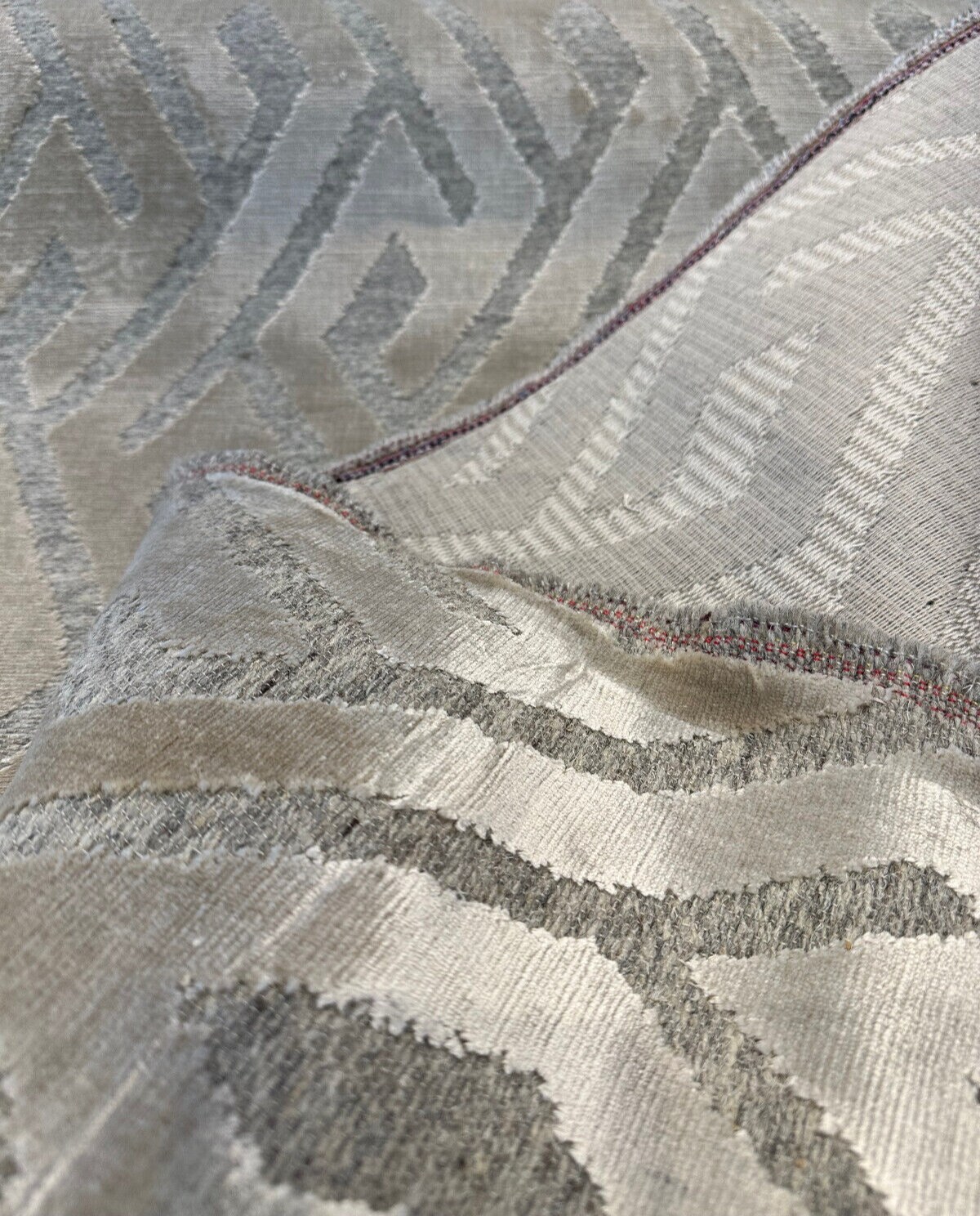 1 Yard Harvest Wool Blend Chenille Upholstery Fabric Rustic Taupe 48% Wool 37% Viscose 15% Cotton 54 Inch Width