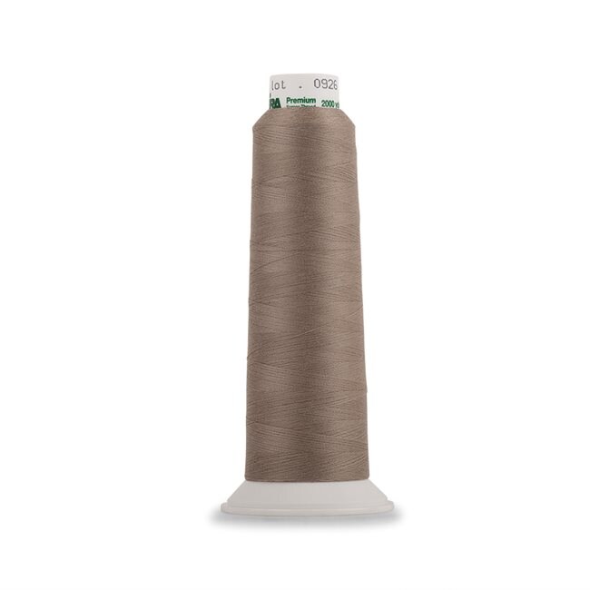Aerolock Polyester Serger Thread --- 2,000 Yds --- Taupe Color -- Ref. # 9270 by Madeira®