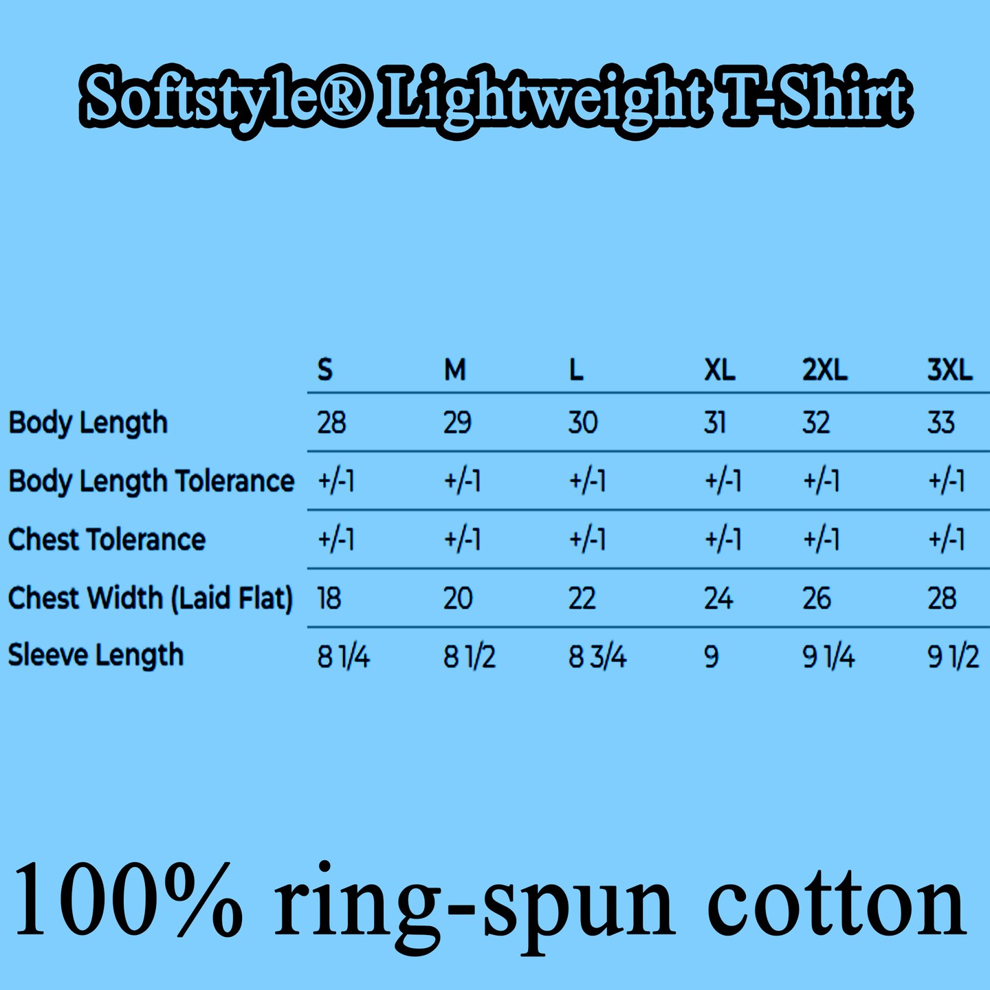 Black DIY Cotton Shirt, Adult's Softstyle Lightweight Multi-Pack Choices T-Shirt