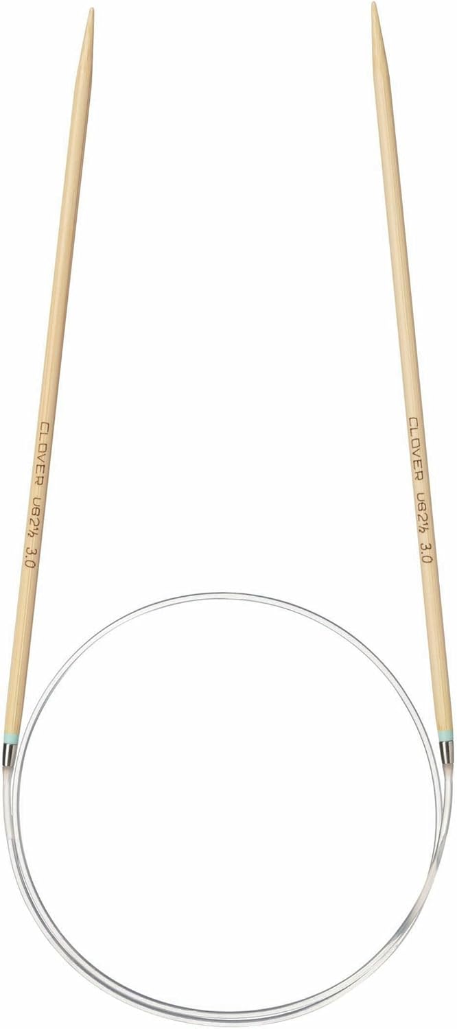 Clover Takumi Pro Bamboo Circular Knitting Needles 24"- US 0-15