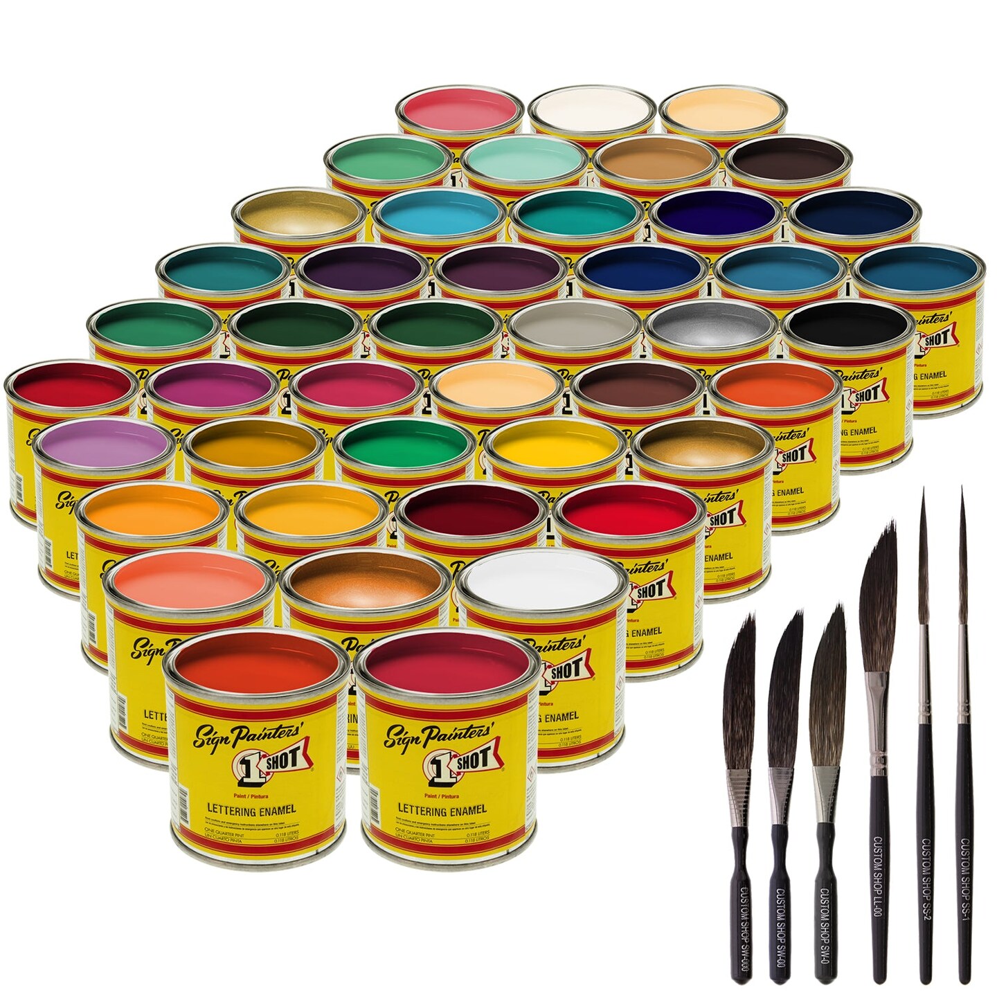 Professional 44 Color Enamel Kit, 1/4 Pint | Michaels