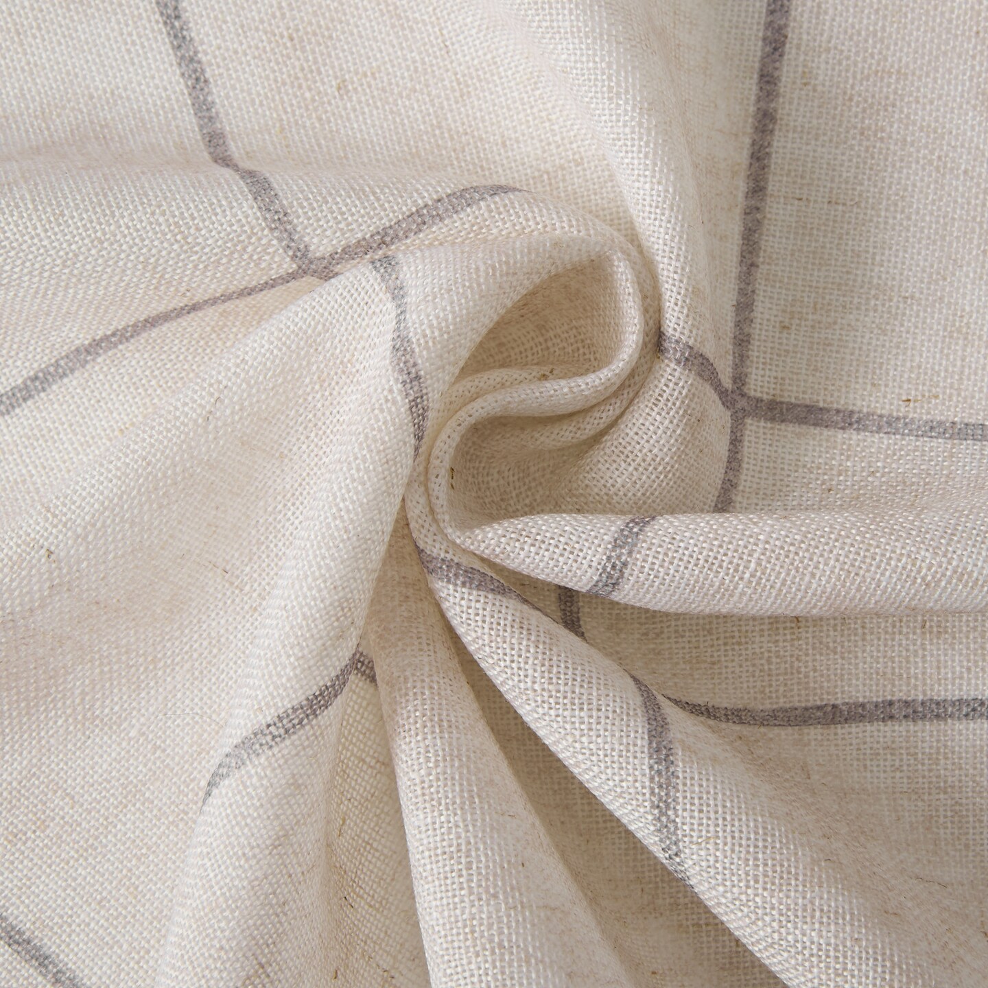 Threadmade Home Brighton Windowpane Plaid Blackout Window Curtain Panel