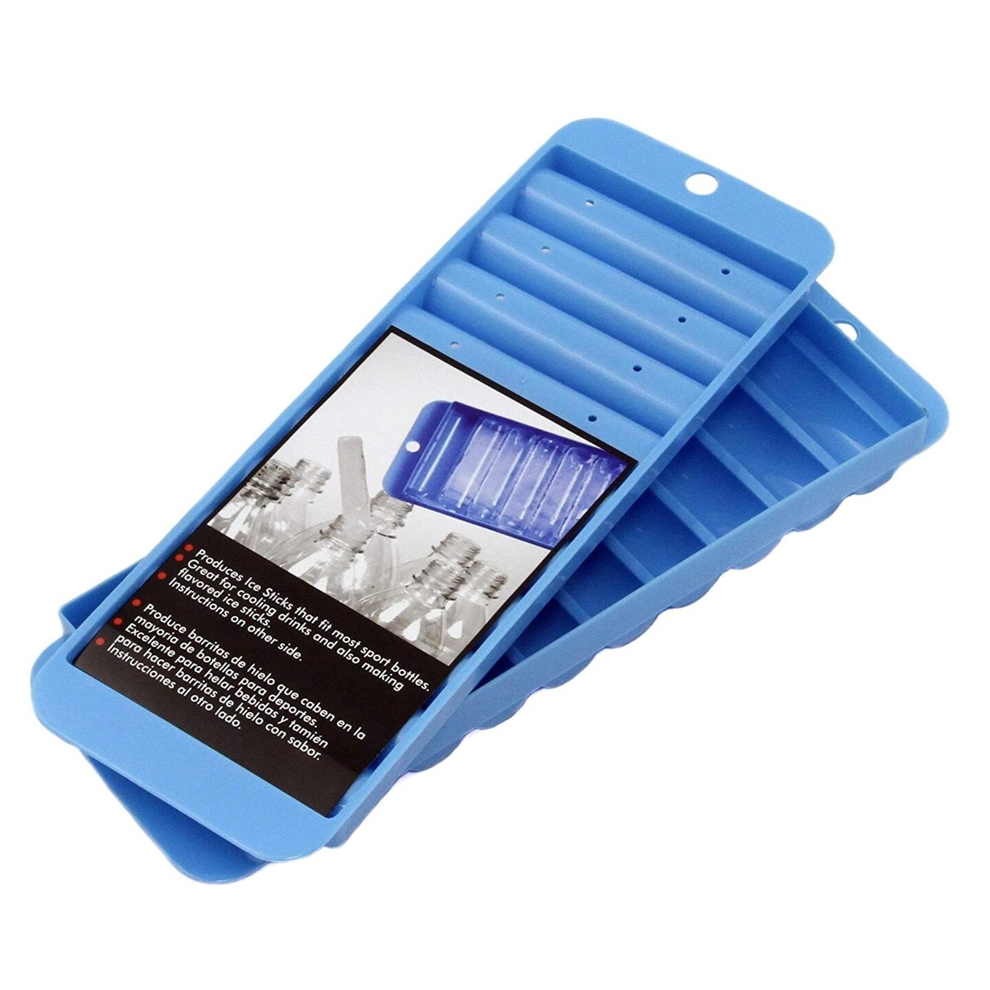 Chef Craft Sport Bottle Ice Stick Tray - Creates 10 Ice Cubes To Fit Drink Bottles