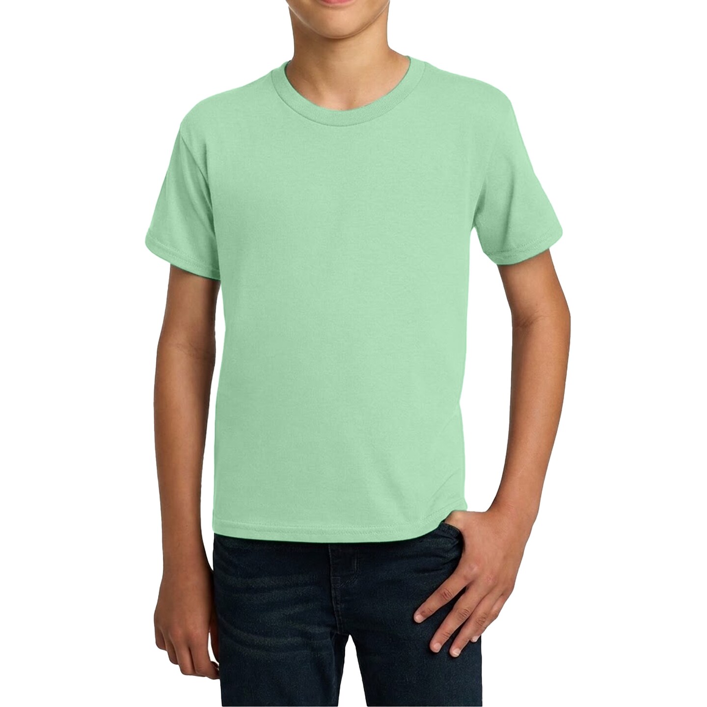 Gildan Youth Heavy Cotton T-Shirt, Plain Short Sleeve Craft & Print Ready