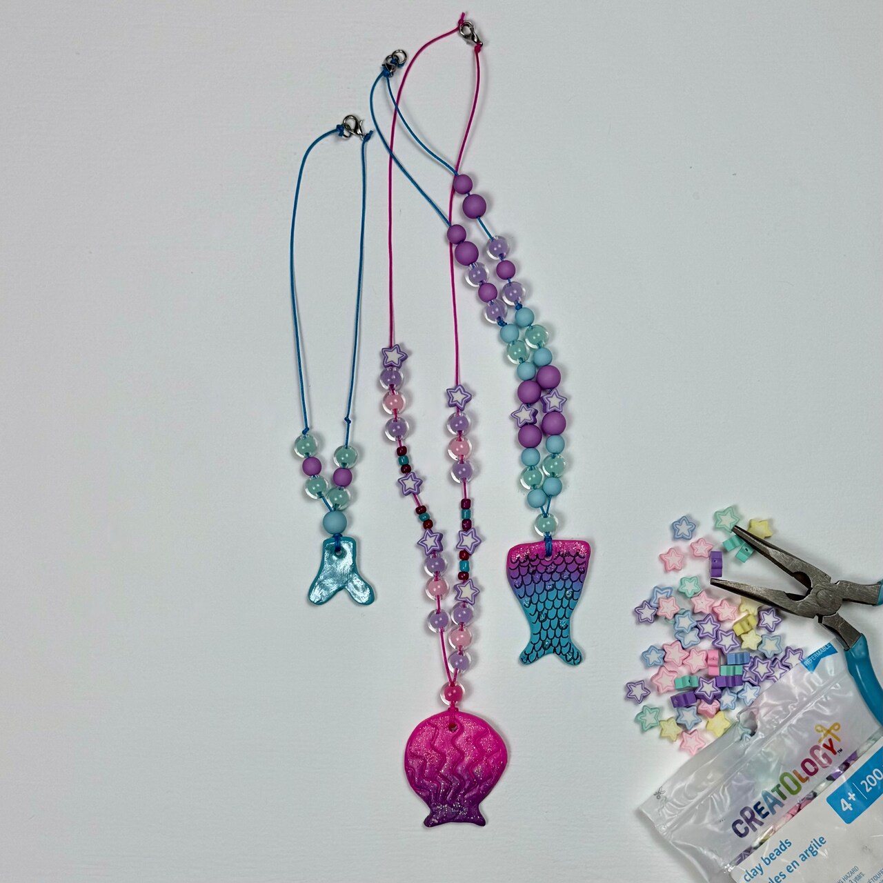 Kids Club: Mermaid Inspired Clay Necklaces
