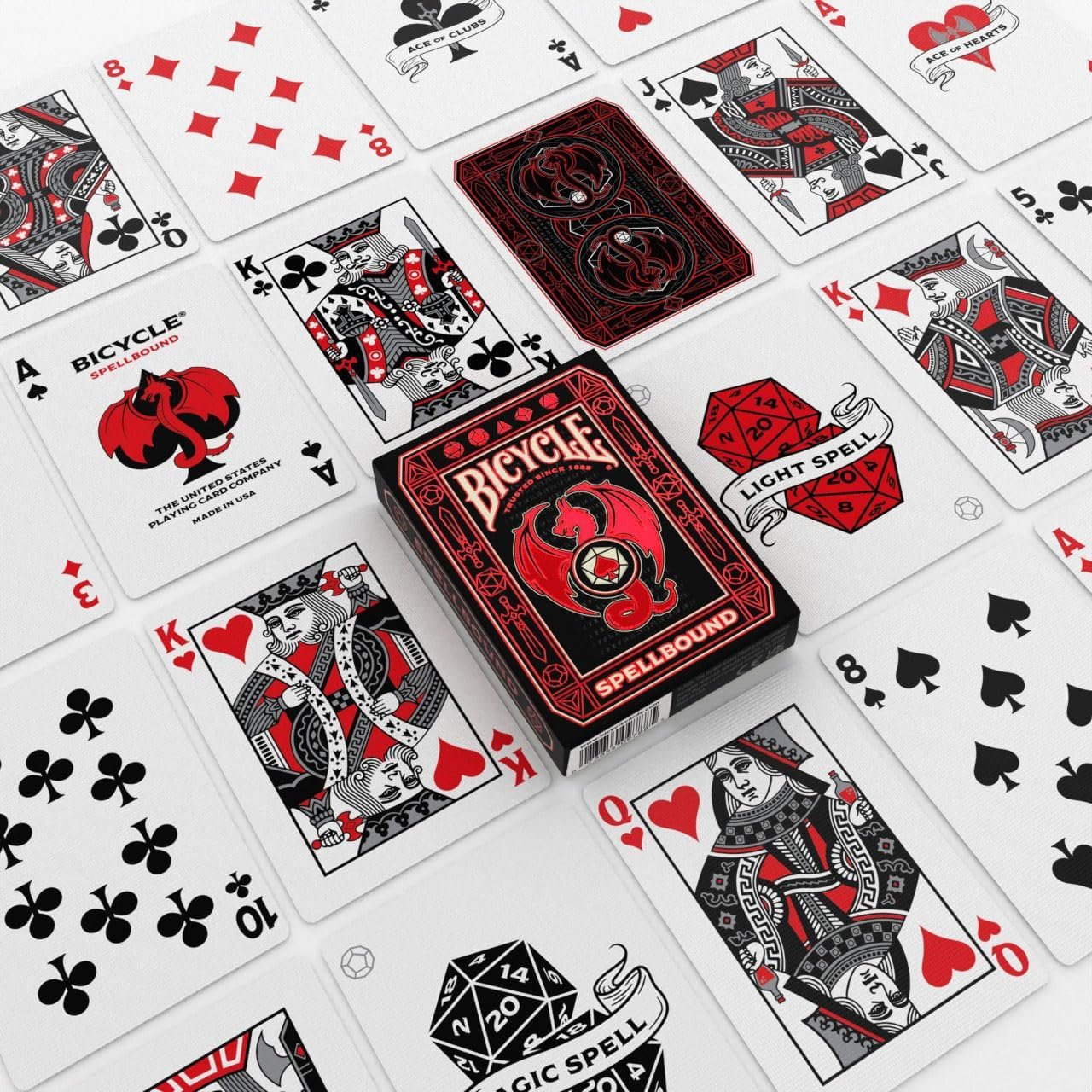 Bicycle Spellbound Playing Cards, Inspired by Fantasy Games, Includes Exclusive Spellbound Game