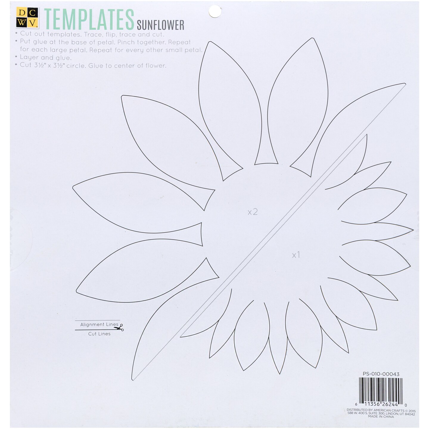 DCWV Single-Sided Specialty Stack 12"X12" 8/Pkg-Natural Burlap