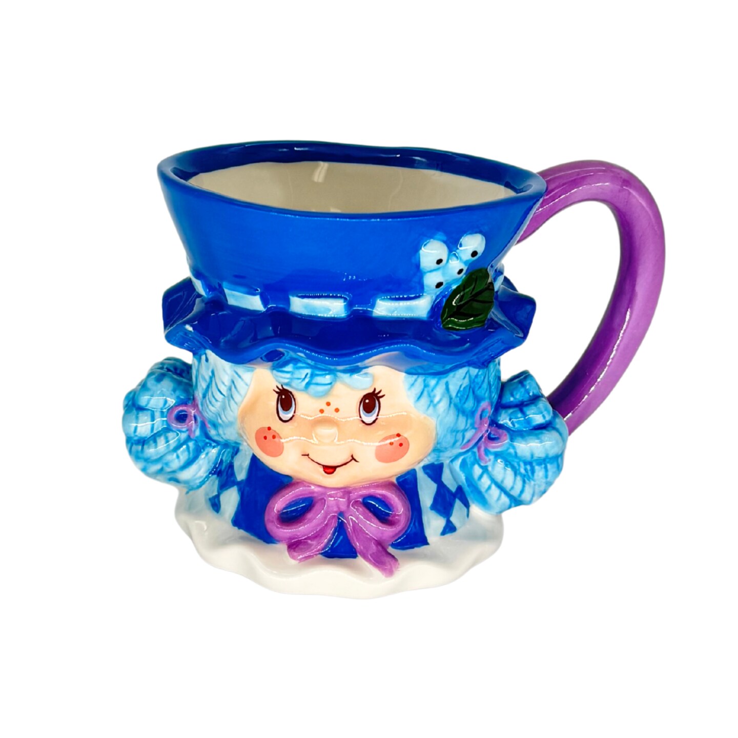 Blue Sky Clayworks Strawberry Shortcake Blueberry Muffin Figural Collectable Mug