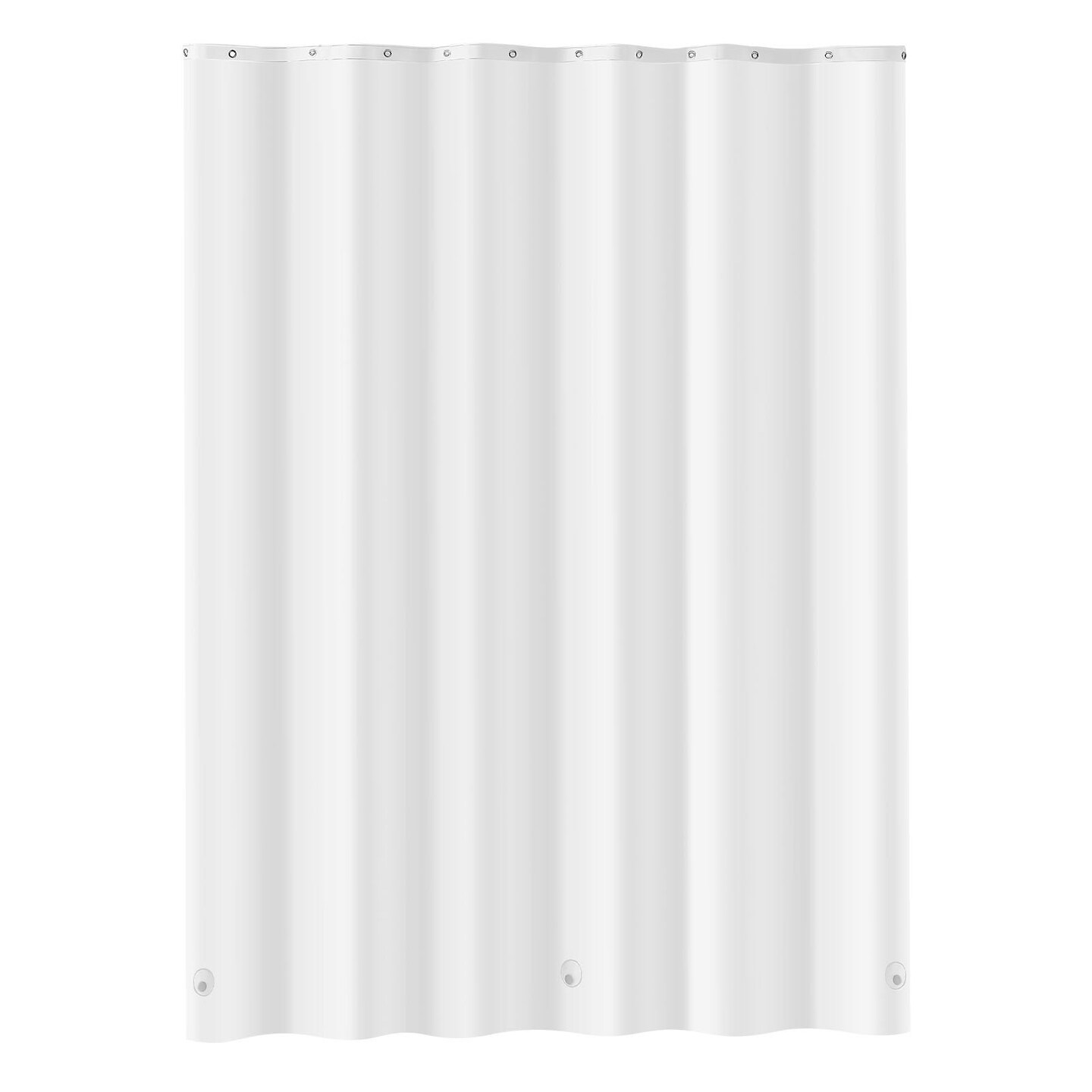 Waterproof 72"x72" Shower Curtain Liner, 2-Pack with Metal Grommets