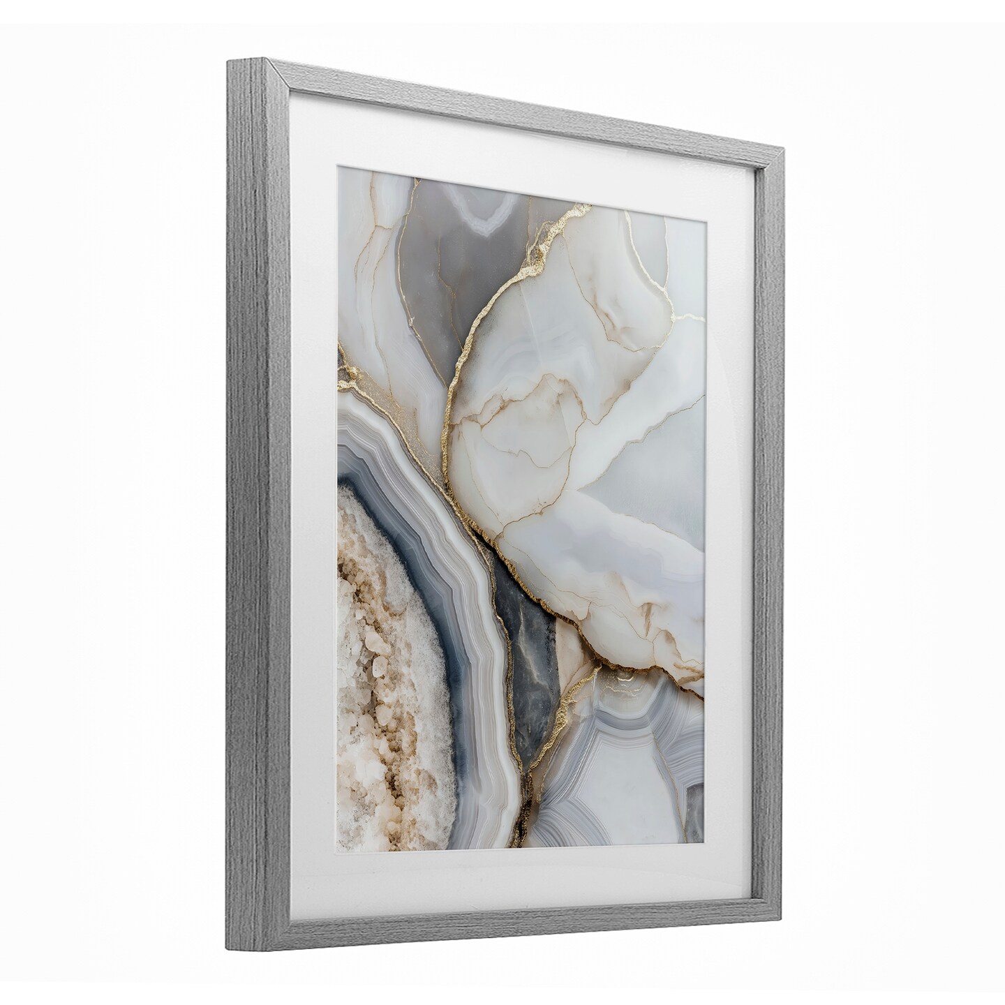 Stupell Industries Mineral Elegance Granite Framed Print Under Glass, design by Svetlana Aleynikova