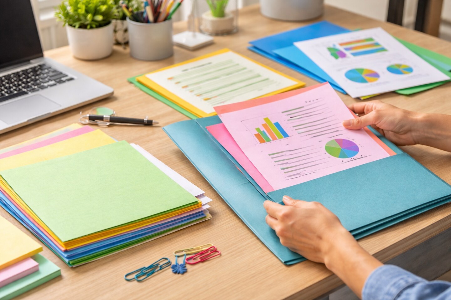 Colored Copy Paper Assorted Colors 8.5" x 11" – 500 Sheets Pack | Multipurpose Printer Paper for Classroom, Office & Crafts