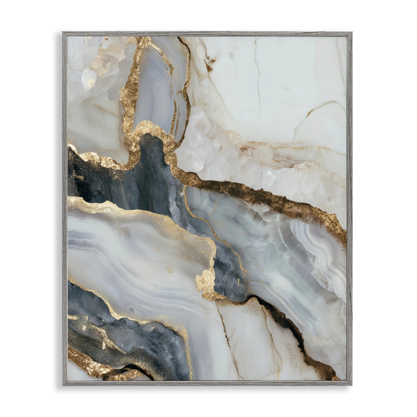 Stupell Industries Elegant Touch of Gold Framed Giclee, design by Svetlana Aleynikova