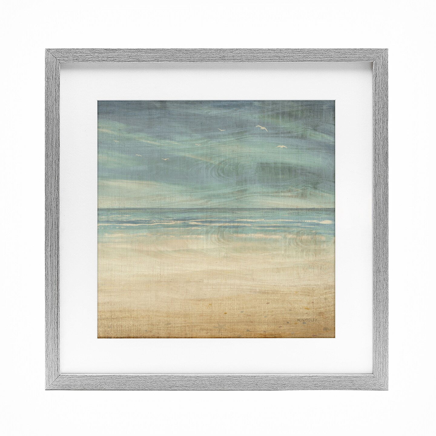 Stupell Industries Moody Coastal Days Framed Print Under Glass, design by Dan Meneely