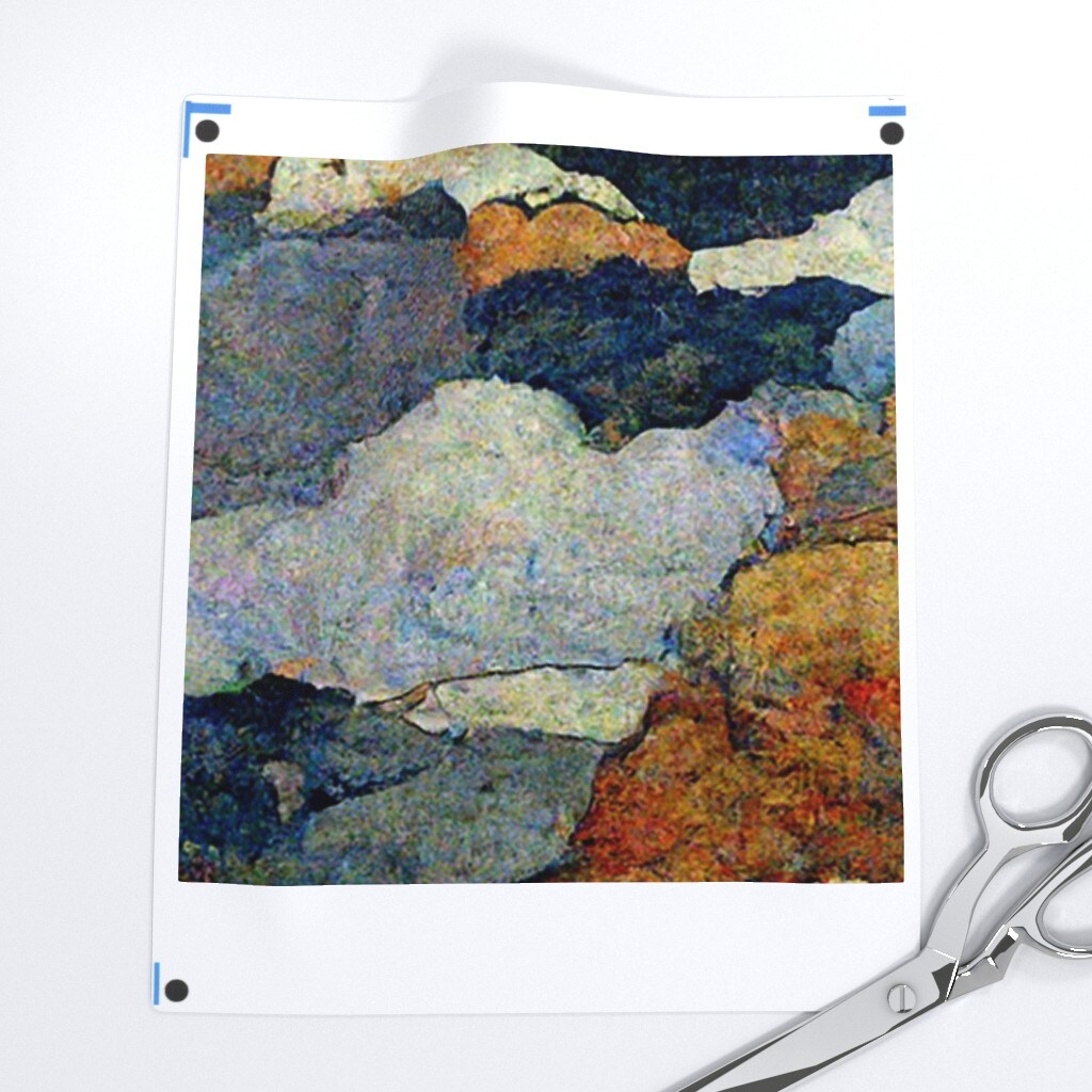 Abstract Faux Texture Clouds Muted Colors Sky Celestial Watercolor Night Custom Printed Fabric by Spoonflower Various Fabrics by the Yard or Fat Quarter