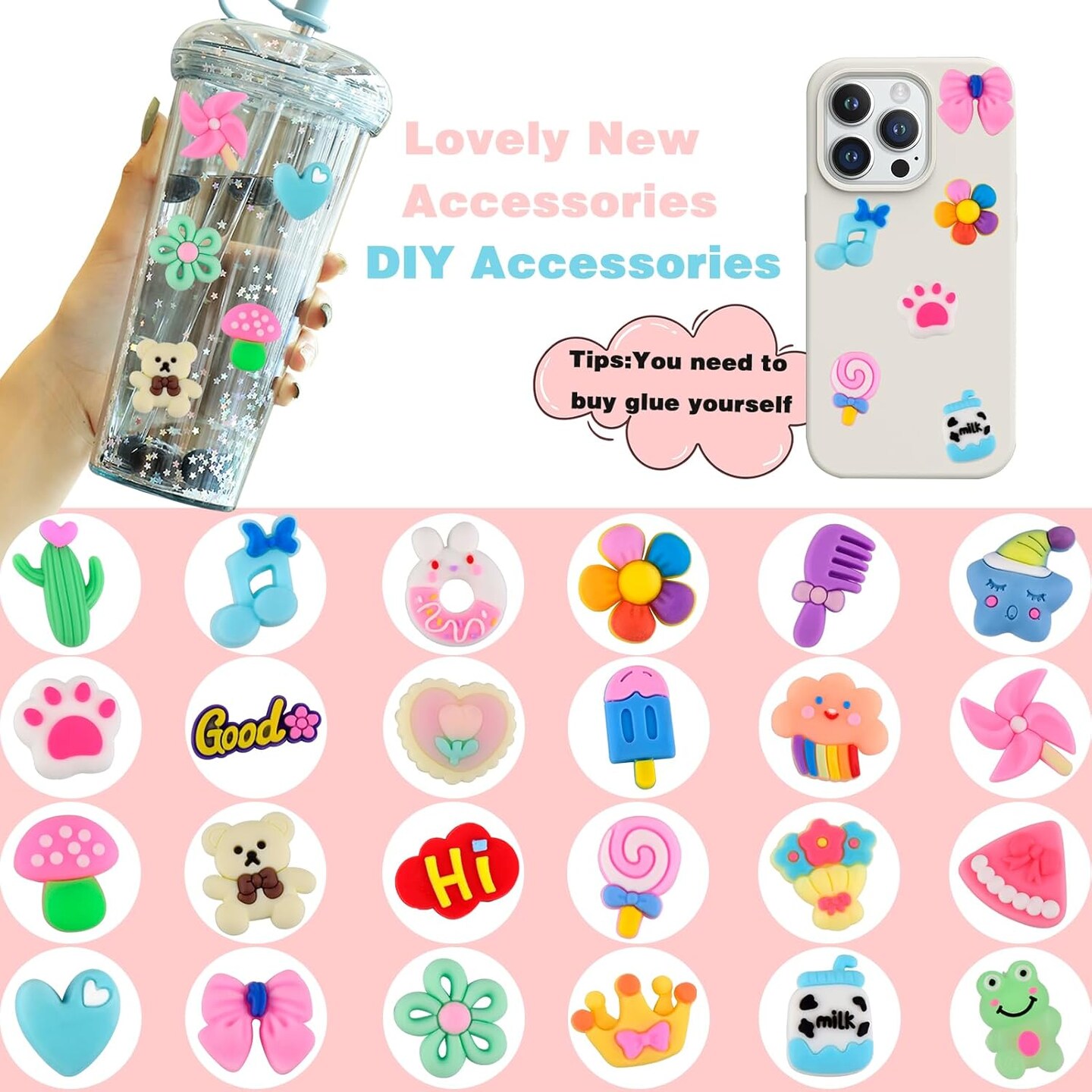 64 Pack Butter Slime Kit, Super Soft and Non-Sticky for Kids