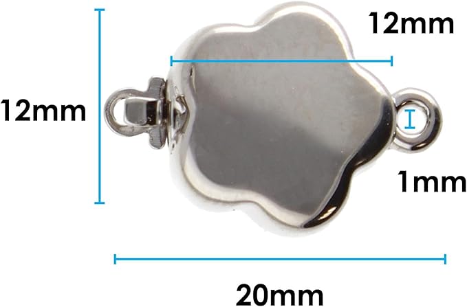 The Beadsmith Push Pull Slide Clasp – Elegant Elements – Strand Designs – Component to Finish or Connect Bracelets, Necklaces and DIY Handmade Jewelry