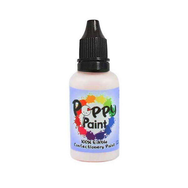 Poppy Paint Peach Edible Food Color for Cake Decorating Chocolate and Cookies